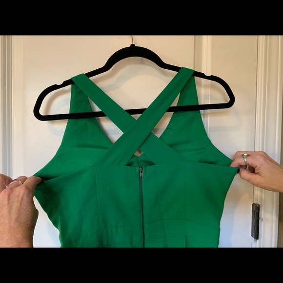 Mini Green Dress - Picture 6 of 7